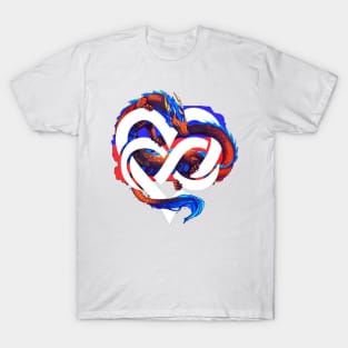 the dragon of infinite love T-Shirt